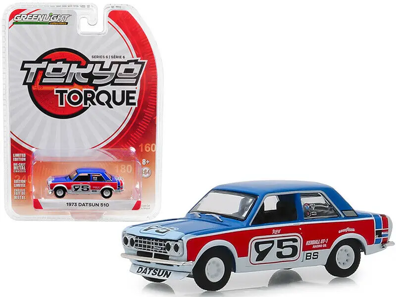 

GL 1:64 1973 DATSUN 510 #95 PAUL NEWMAN alloy model Car Diecast Metal Toys Birthday Gift For Kids Boy