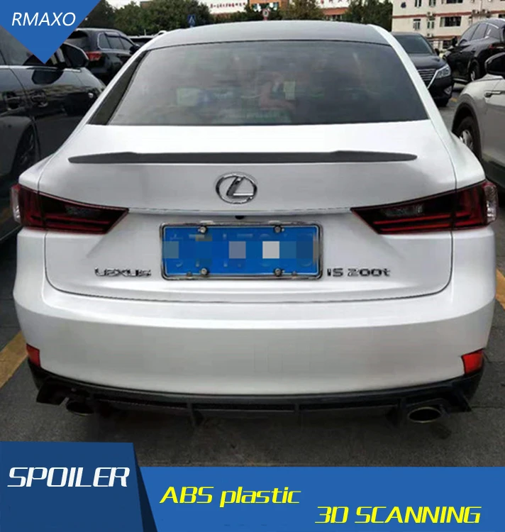 Для Lexus IS250 IS300 IS Спойлер ABS Материал заднее крыло праймер цвет задний спойлер