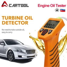 Verificador de óleo do motor para verificação automática qualidade de óleo detector com display led analisador gás ferramentas teste carro
