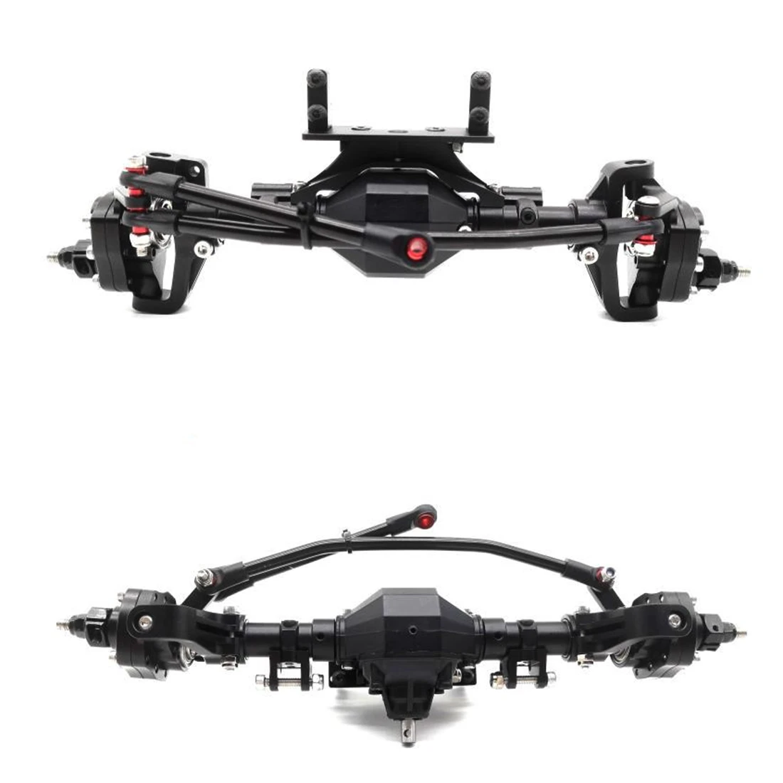 Front Axle 1/10 RC альпинистская машина металлическая передняя и задняя ось для SCX10 90046 90047-версия обновления третьего поколения - Цвет: Front Axle
