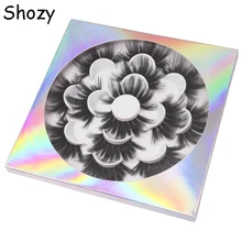 Shozy 7 пар 25 мм 5D Толстые Накладные ресницы из норки Поддельные ресницы натуральные длинные макияж норковые ресницы, наращивание ресниц Накладные ресницы