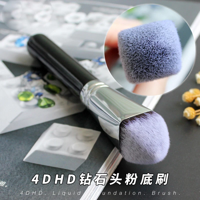 

High Quality 3D Pyramid Modeling Facial Cosmetology Beveled foundation professional 3D 3D makeup brush makeup tool