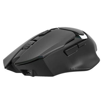 

HXSJ T60 Wireless Mouse Rechargeable Colorful Glowing 2.4G Gaming Mouse Built-in 600 MAh Battery