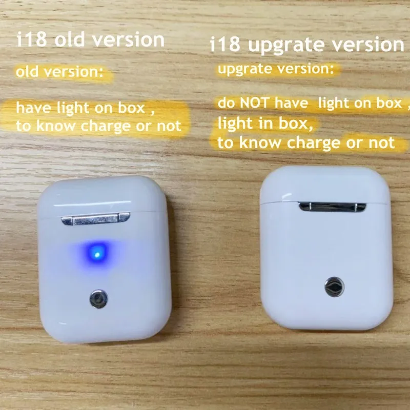 Оригинальные наушники i18 tws Bluetooth 5,0 с микрофоном, Автоматическое Сопряжение, беспроводные Bluetooth наушники, поддержка дропшиппинг