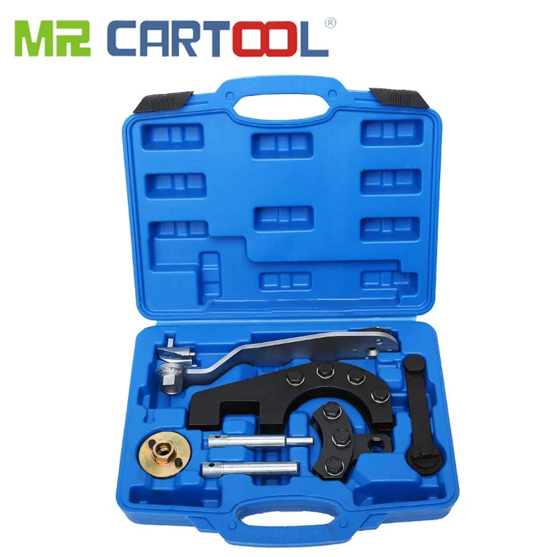Best Offers MR CARTOOL Engine Timing Tool For VAG VW Audi Touareg Phaeton 2.5 4.9 TDI PD Diesel 5 10 Cylinder Kit Camshaft Locking Tool