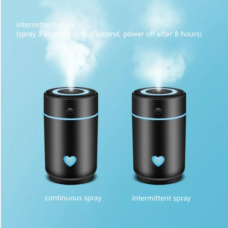 

220Ml Usb Air Humidifier Ultrasonic Aroma Diffuser With Colorful Night Light Nano Mister For Spa Office Car Mist Maker