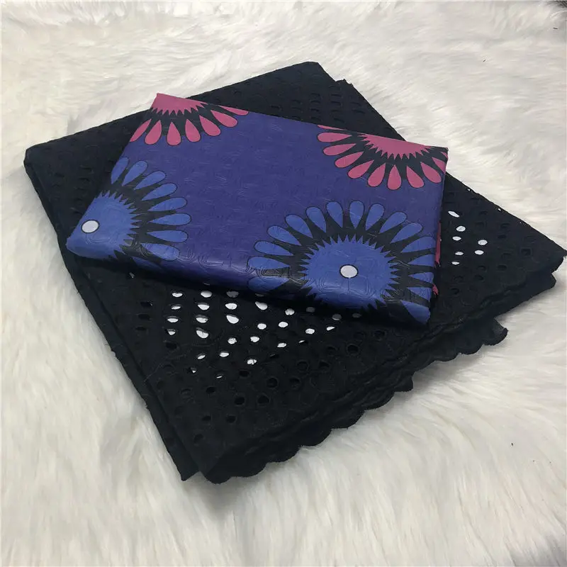 5 метров в африканском стиле; красивый головной убор ткань с 2,5 ярдов швейцарская хлопчатобумажная вуаль кружевная камчатная ткань с шаддой Гвинея парчовая кружевная ткань-АБС-30