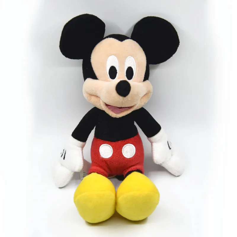 25cm Minnie Mouse mickey mouse pluto dog donald duck goofy dog plush Toys Stuffed Animals daisy baker soft toys kids toys - Цвет: mickey