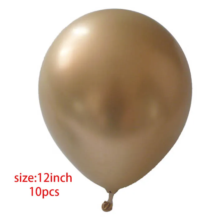 Золотые Серебристые Металлические воздушные шары atex, 18, 20, 30, 50 лет, для взрослых, с днем рождения, юбилея, вечерние, Декор, надувной, фольгированный, Гелиевый шар, подарок - Цвет: 10pcs gold
