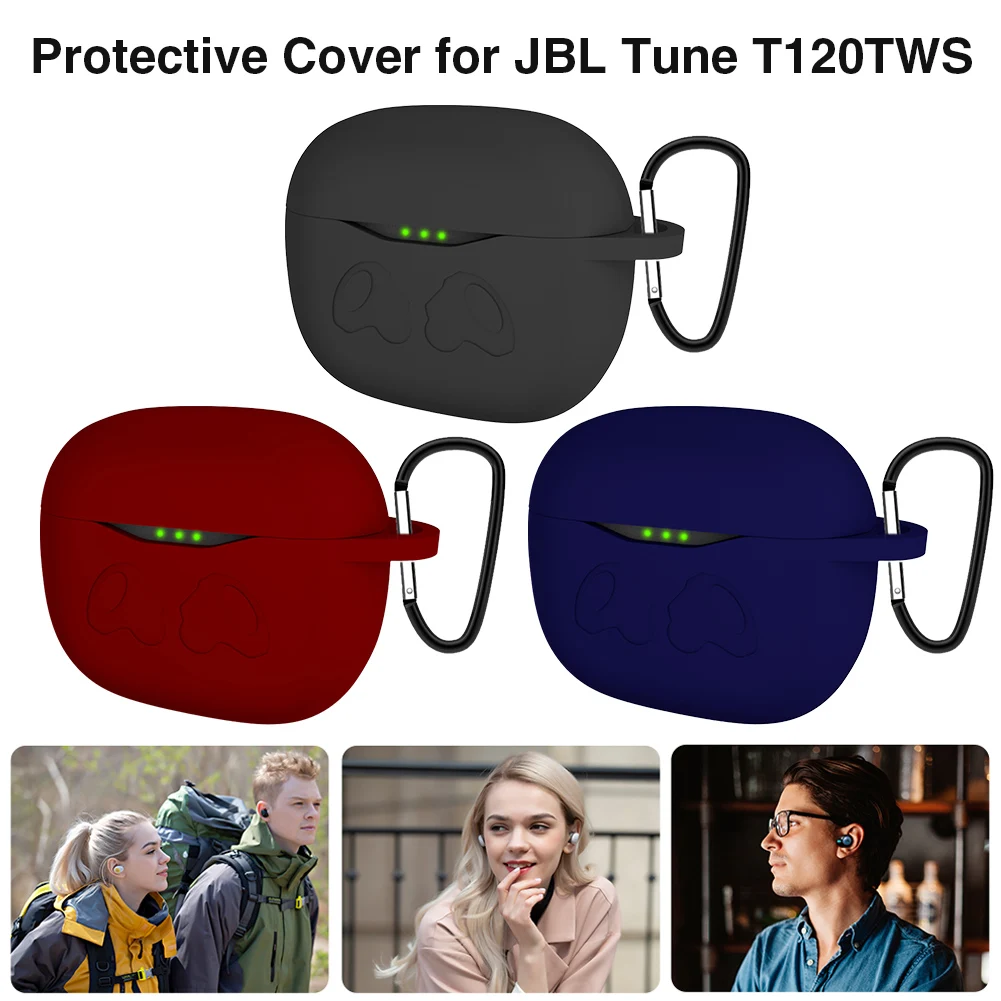 Новый мягкий силиконовый чехол для наушников защитный JBL Tune T120TWS беспроводные