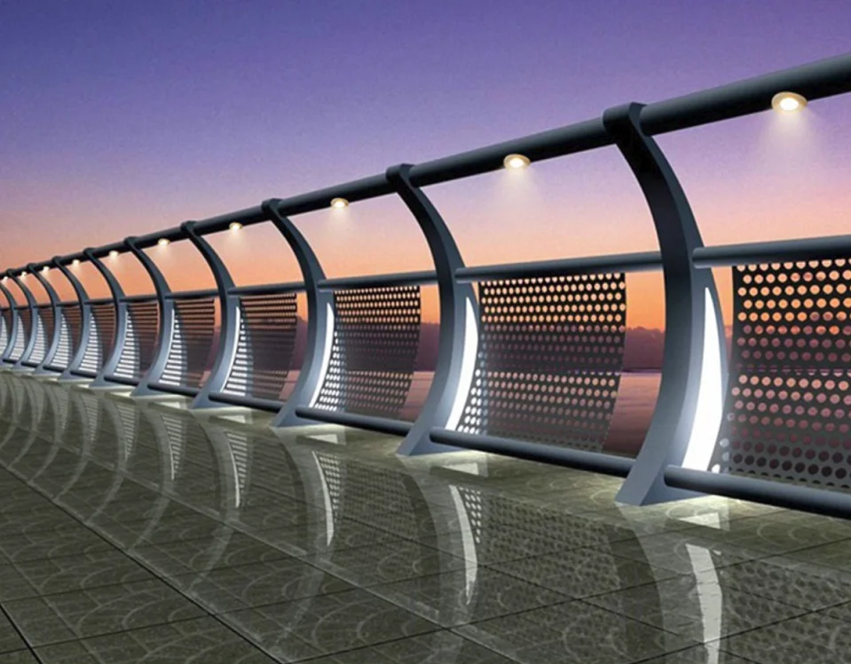 Description Picture 5 of itemetrnLED 12V 24V Outdoor LED Handrail Stair Railing Curved Light Waterproof IP68 RGB Mini Recessed Spot Exterior Terrace Lamp 1W