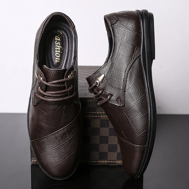 Зимняя обувь; Мужская обувь из натуральной коровьей кожи; sapatos masculino; мужские кроссовки в деловом стиле; мокасины; модная свадебная обувь; VI