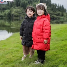 Manteau d'hiver en coton pour bébés garçons, combinaison de neige de parc pour enfants, vêtements de couleur unie, fourrure, fermeture éclair, vêtements d'extérieur, nouveau col
