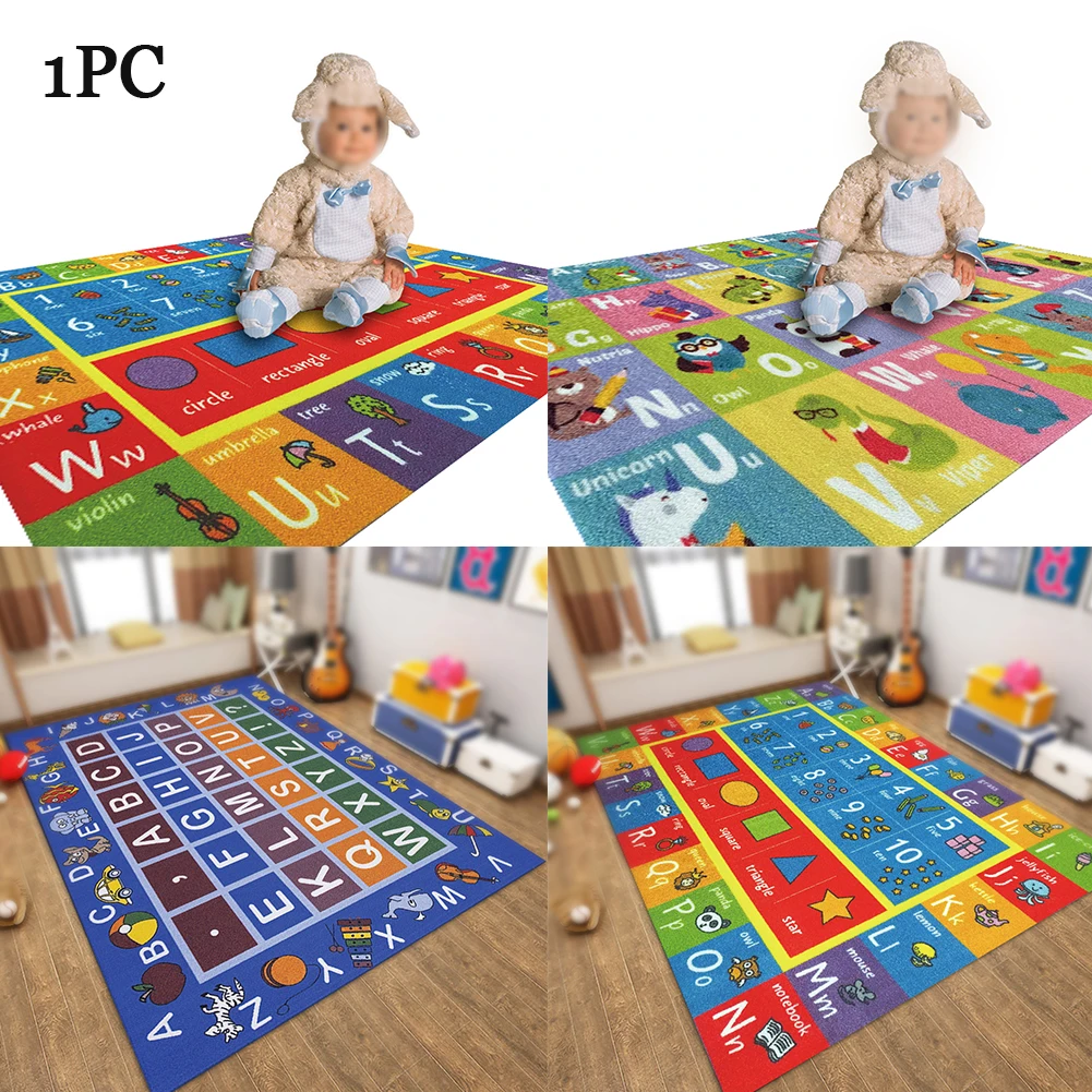 Decoration Baby Play Mat Infant Waterproof Non Slip Preschool Toys Thick Cartoon Pattern Educational Carpet Home 5