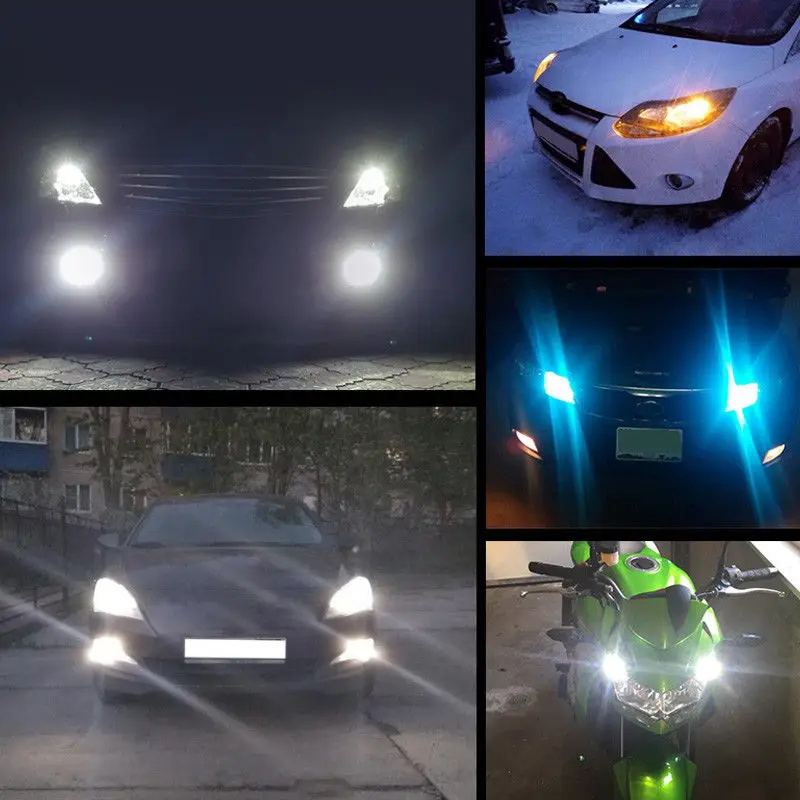 Универсальный автомобильный габаритный фонарь, боковой клиновой светильник, лампа T10 Led Canbus W5W 194 168, силикагель, COB, лампа накаливания, автомобильный светильник для номерного знака