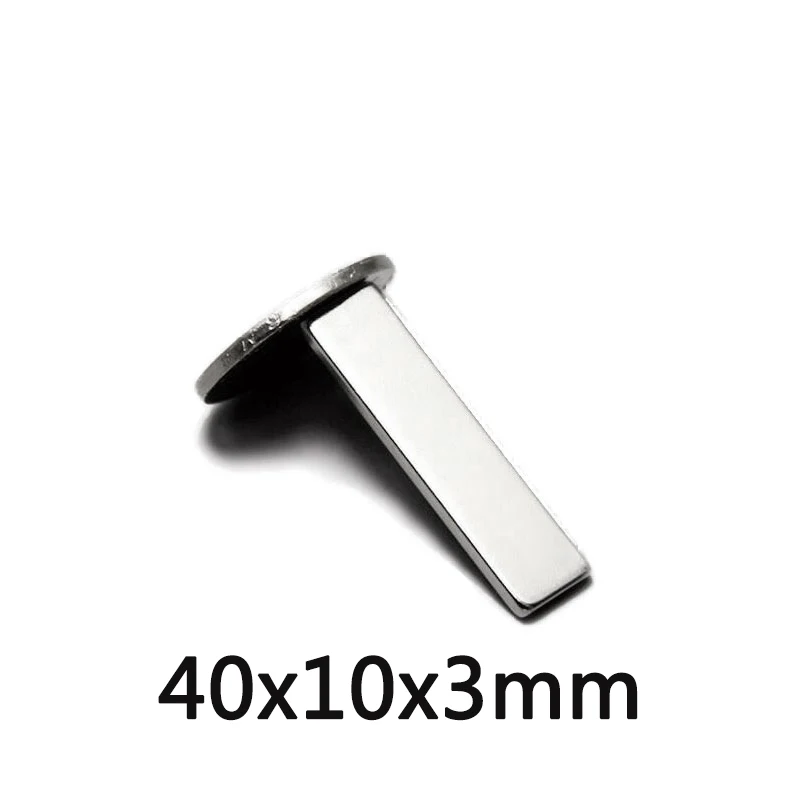 1/2/3 шт. 40x10x3 блока мощные магниты N35 40 мм x 10 лист постоянный магнит неодимовый