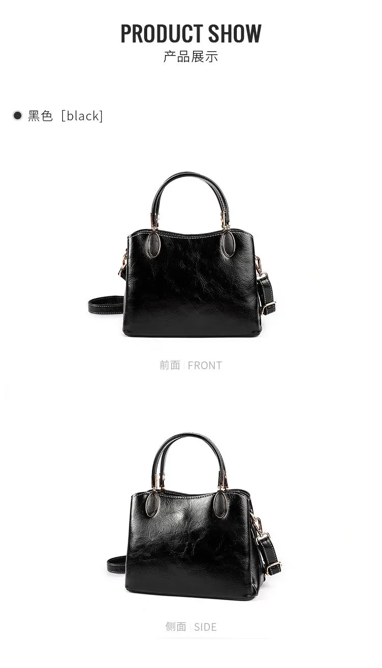 Women's Bag Business Zipper Bag Women's Oblique Satchel