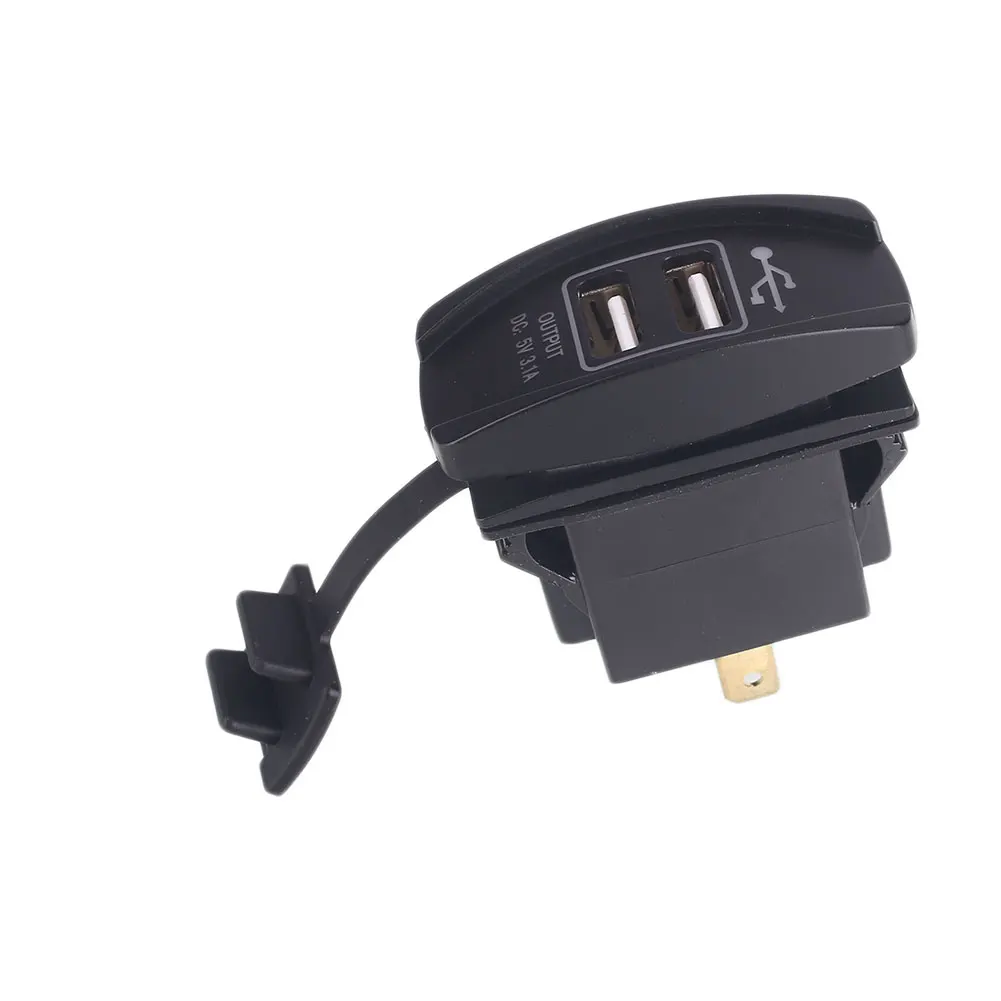 3.1A автомобильное зарядное устройство USB зарядное устройство планшет универсальный 2USB порт Разъем для DC12/24 V