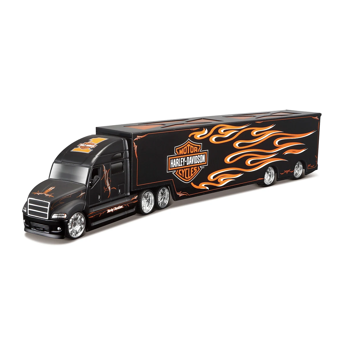 Maisto 1:64 Harley-Davidson Black Haulers Die Cast Collectible Hobbies Motorcycle Model Toys