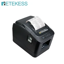 RETEKESS TD022 Портативный мини-72 мм черный Термальность Билет принтер Портативный мини 160 мм для ресторана заказа система Билет принтер