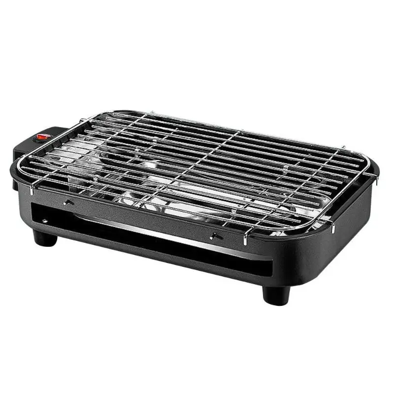 

Smokeless Electric Heating BBQ Household Grill Meat Machine Oven Baking Tray Heat Pipe for House Party Outdoor Portable Oven