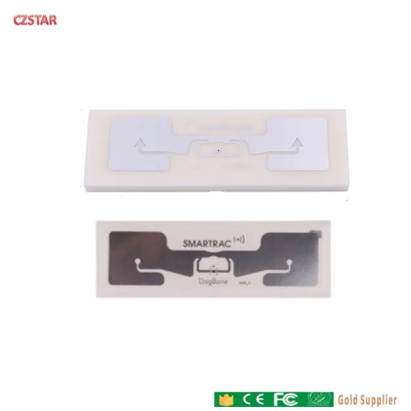 

free sample 840-960MHZ bib tag uhf RFID Dogbone Chip Timing Systems Transponder number sticker for Marathon Triathlon race