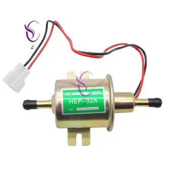 

High Qulity HEP-02A HEP 02A diesel petrol gasoline 12V electric fuel pump,low pressure pump for carburetor motorcycle ATV