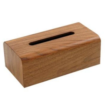 

A01-Bathroom Kitchen Wooden Tissue Box Solid Wood Napkin Tray Car Home Decoration
