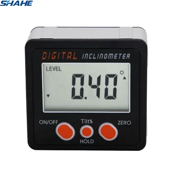 

Digital Protractor Inclinometer with Aluminum enclosure Electronic Protractor Level Box Magnetic Angle Level Angle Gauge
