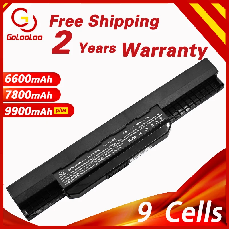 Golooloo 9 ячеек A32-K53 Аккумулятор для ноутбука Asus K53S K53T X53S X54H K53 K53SD K53SV K53U K53E A53S K43E K43S K43SJ