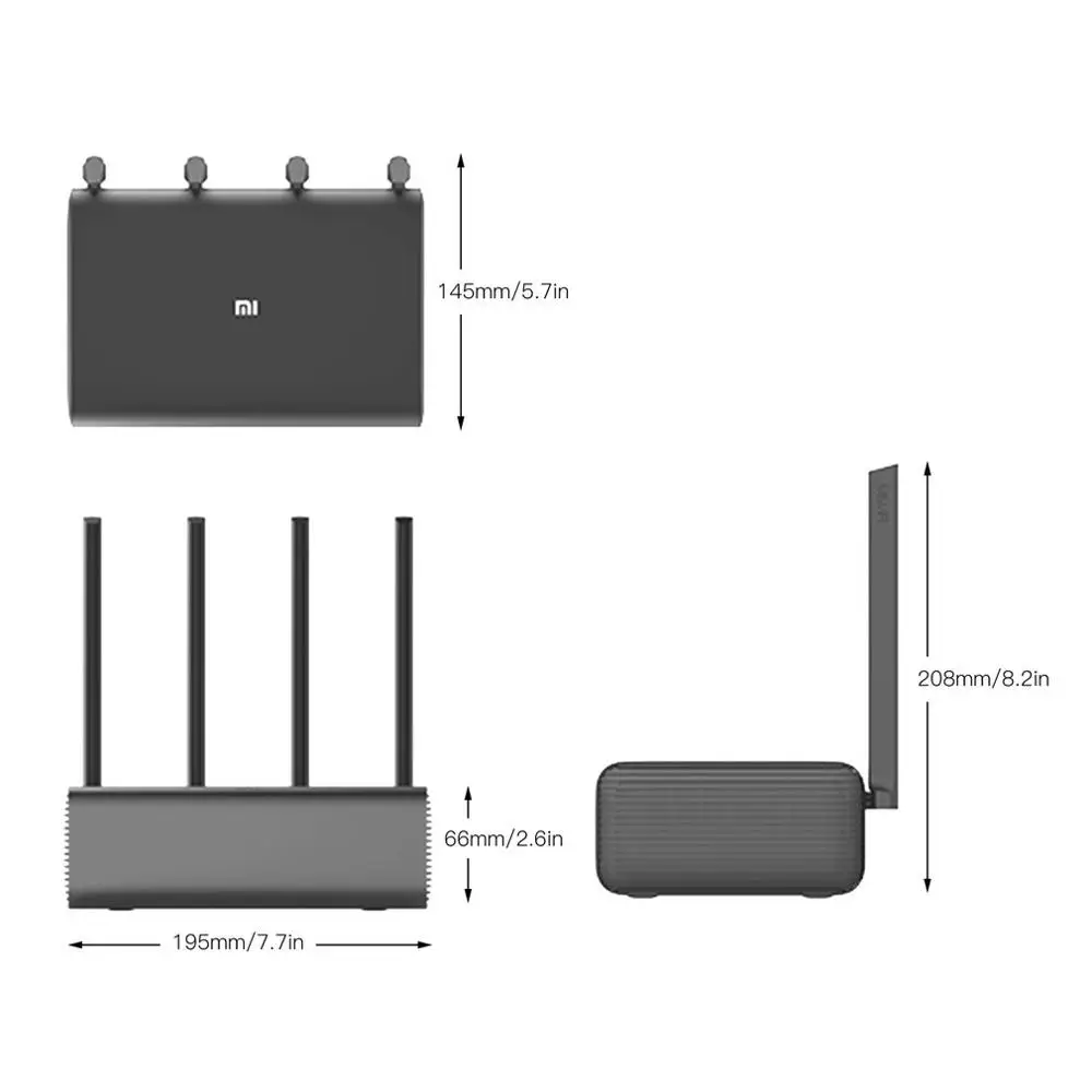 Xiaomi Mi беспроводной маршрутизатор Wi-Fi Pro Repeater 1733 Мбит/с двойной ПЗУ 256 2,4G& 5G Flash с 4 антеннами усилитель сигнала сети