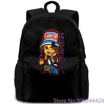 

NEW E1SYNDICATE CHUCKY GHOSTBUSTERS CRITTERS JAWS PARIS Summer Style backpack