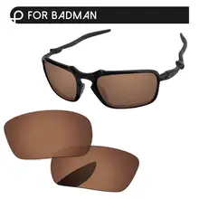 Papaviva медь коричневый поляризованные Сменные линзы для Badman OO6020 солнцезащитные очки оправа UVA и UVB Защита
