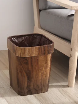 

Big Plastic Kitchen Trash Can Recycle Bin Waste Bin With Built In Bag Holder Bedroom Trash Can Cubo Basura Garbage Bin BD50WB