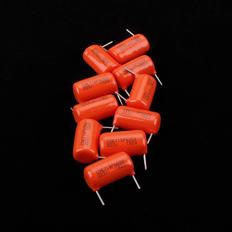 Stock .022uf 600v Sprague Guitar Tone Capacitors guitar tone capacitors 715P Orange Drop Capacitor Caps Guitar Tone Cap Capacitors
