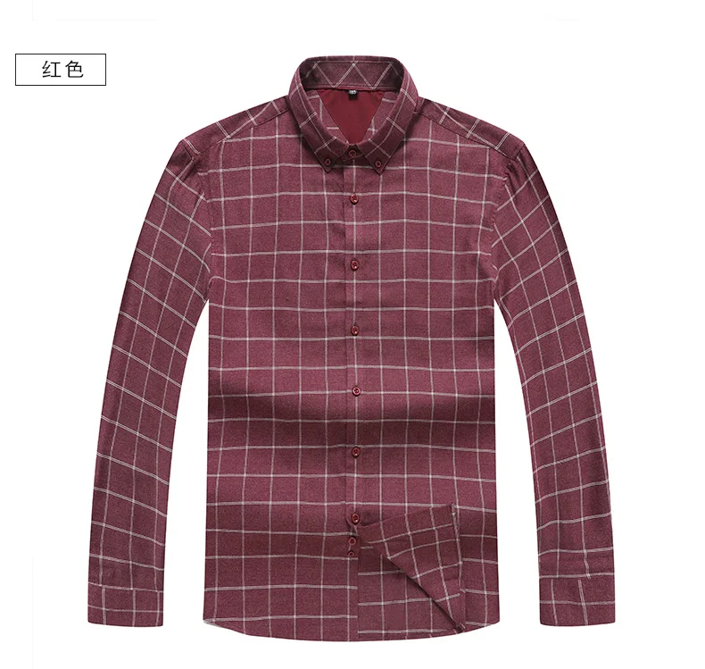 8XL 6XL 5XL мужские стандартные Оксфордские хлопковые рубашки, однотонные/клетчатые/Полосатые повседневные топы с длинными рукавами и
