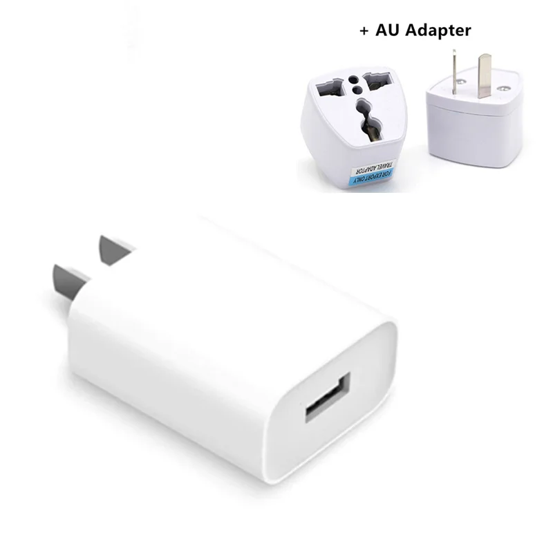 Add AU Adapter Оригинальное зарядное устройство mi jia 18 Вт, универсальное USB Выходное быстрое зарядное устройство, быстрое зарядное устройство QC 3,0, выходной адаптер питания для Xiao mi samsung iOS - Цвет: Add AU Adapter