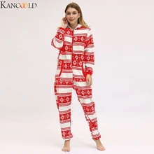 KANCOOLD женские корейские фланелевые пижамы для пары, зимние теплые пижамы для влюбленных, повседневные Мультяшные коралловые флисовые толстые пижамы