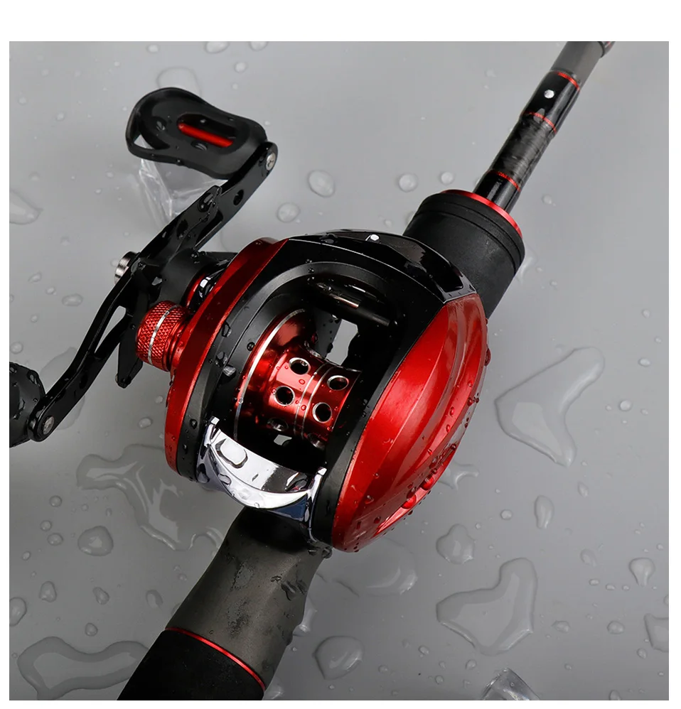 VTAVTA All Metal Baitcasting Reel Fishing Accessories 6.31 Gear Ratio 12Lb Max Drag Fishing Reels For Sea Bait Casting Reel 016