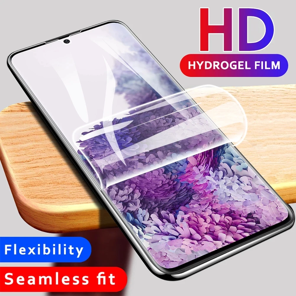 Hydrogel Film For Samsung Galaxy S21 Ultra Plus S20 FE Protective Glass S 21 S20fe S21Ultra  Note 20 Camera Len Screen Protector