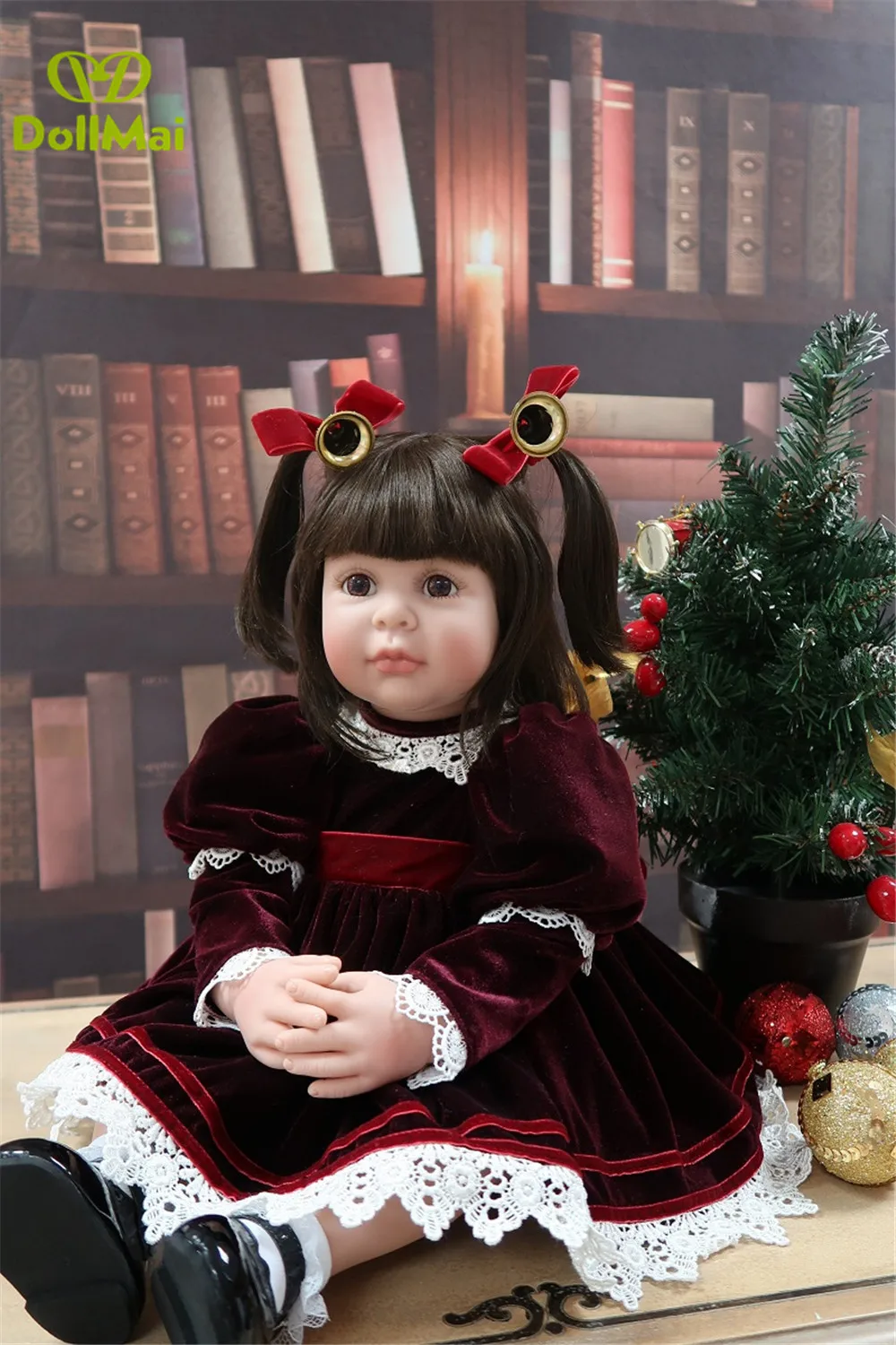 Adoras reborn baby doll 24 дюймов Мягкий силиконовый винил reborn Младенцы реалистичные девочка принцесса куклы игрушки подарок bebe reborn Малыш