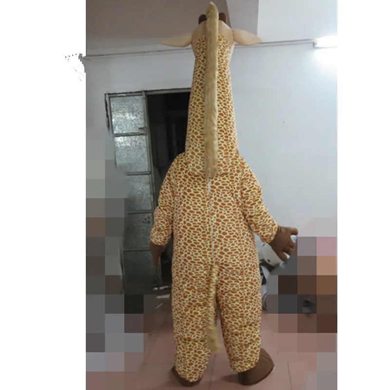 Костюм жирафа талисмана; одежда для косплея; рекламная акция; костюм на карнавал, Хэллоуин, Рождество, пасху; платье для взрослых и игр; милые наряды