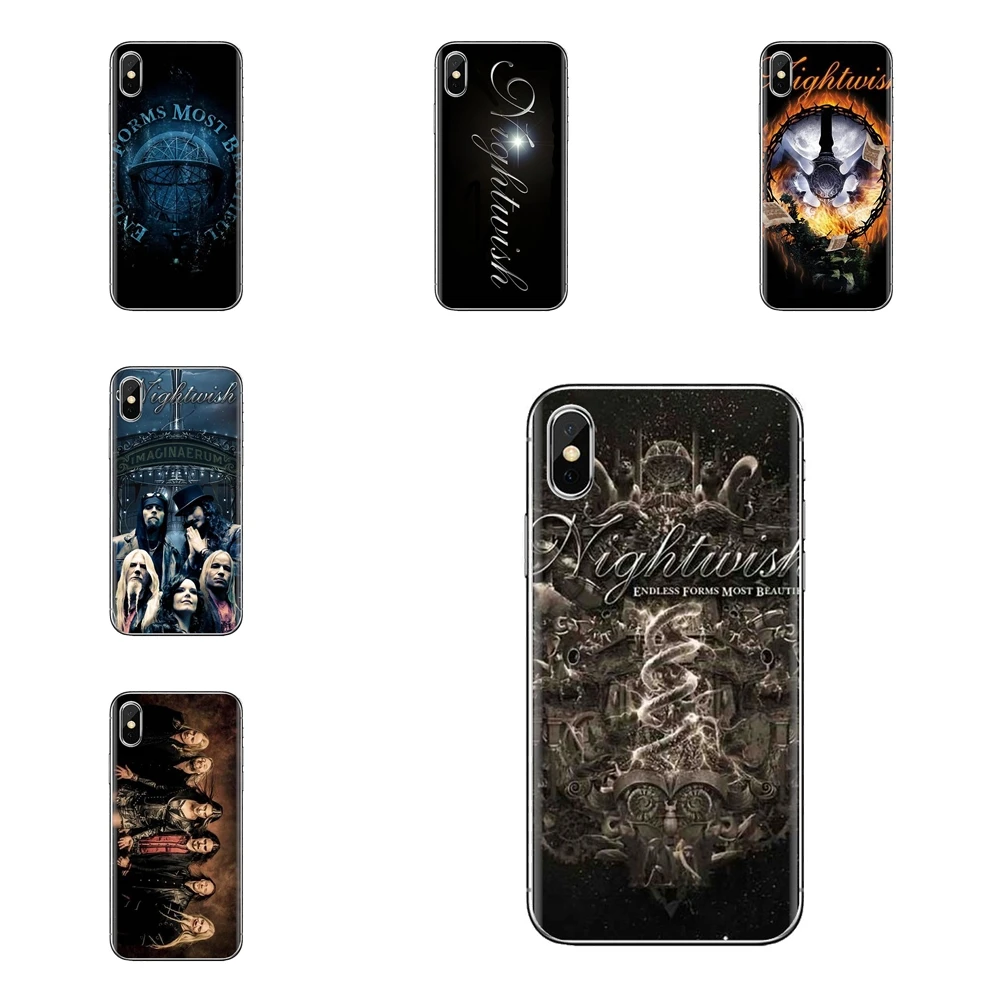 Прозрачные чехлы Nightwish theater из ТПУ с металлической музыкой для iPod Touch Apple iPhone 4 4s 5 5S