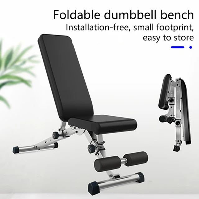 Banco ajustable para hacer ejercicio, equipo de gimnasio plegable, tabla  para sentarse - AliExpress