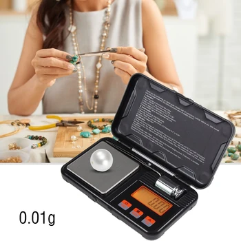 

0.01g High Precision Digital Scales Set Household Kitchen Weight Supply for Gold Sterling Silver Jewelry Gram Scale