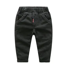 Стиль; сезон весна; модная детская одежда в Корейском стиле для мальчиков; мягкие трикотажные джинсы; брюки