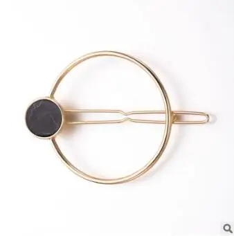 120 шт./лот DIY простой мульти сплав геометрической формы Прямоугольник Заколки для волос Мрамор вены заколка для волос, стильные инструменты для волос, аксессуары для HA1426 - Цвет: 8