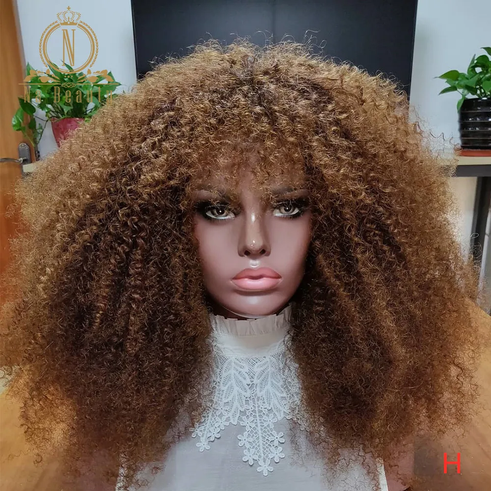 blonde afro wig