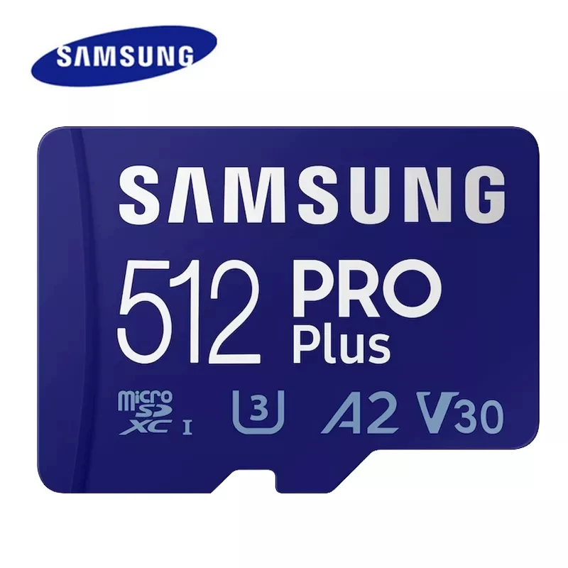 standard sd card New Samsung Memory Card PRO Plus MicroSD TF 128GB 256GB 512gb 160MB/s C10 U3 V30 Micro SD SDXC 4K Video Phone biggest sd card