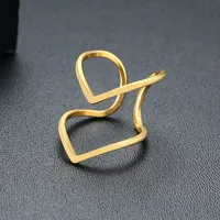 Zorcvens 2021 Nieuwe Ringen Voor Vrouwen Verjaardagsfeestje Geschenken Sieraden Goud Kleur Rvs Vrouwelijke Lady Dagelijks Sieraden